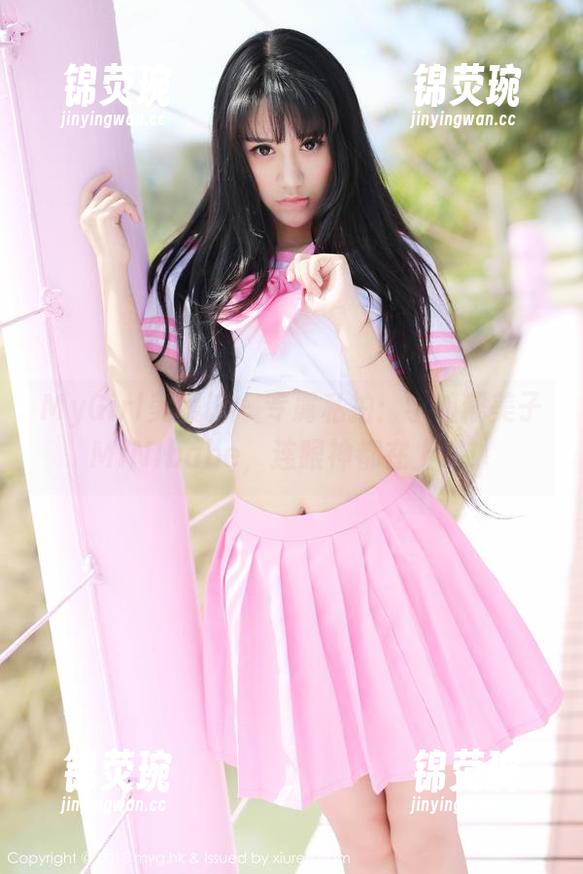 MyGirl美媛馆 - 专属私拍：学姐糯美子MINIbabe，连眼神都在上课！